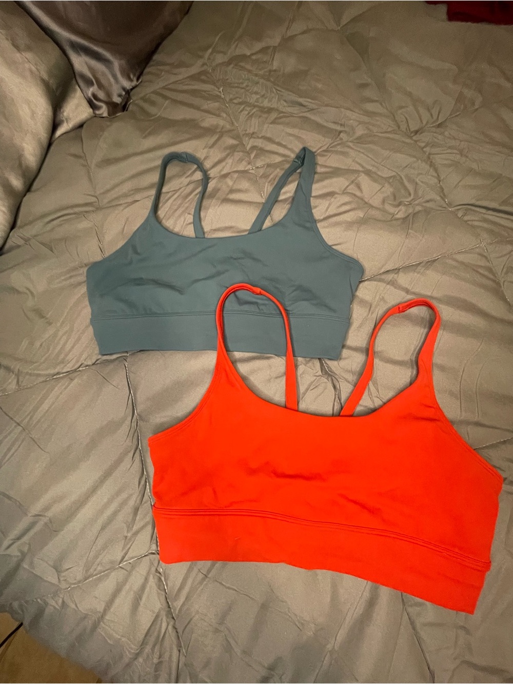 Lot of two Vuori strappy back sports bras